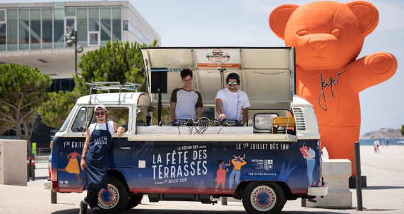 Street Marketing 11 fetes des terrasses