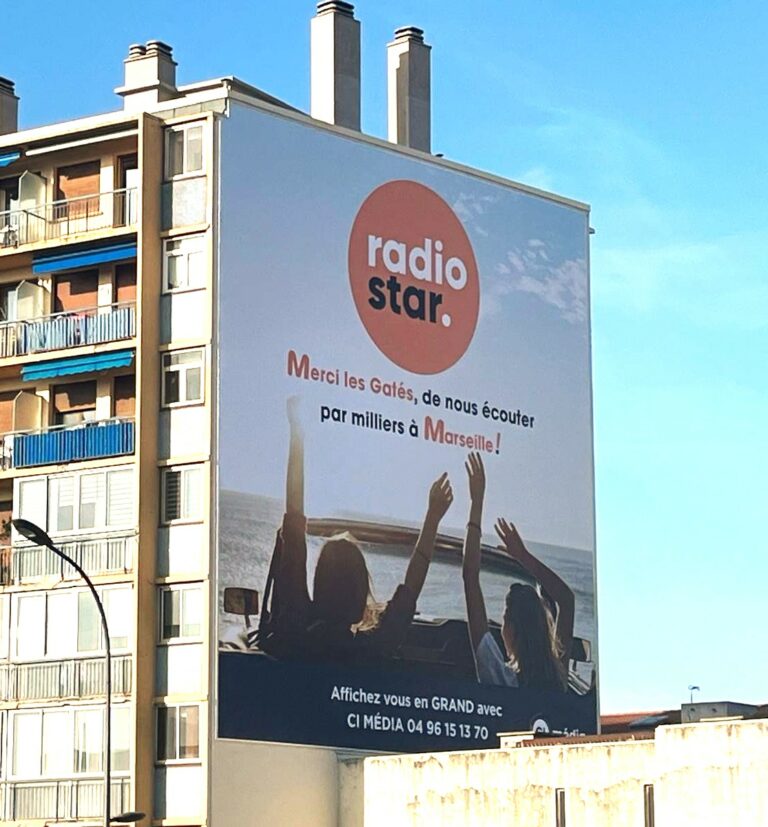 affichage XXl radio star 2